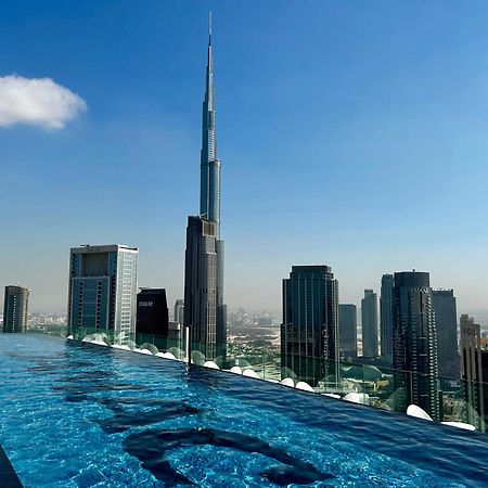 Burj Khalifa Views 2Br With Infinity Pool Downtown Apartman Dubaj Kültér fotó