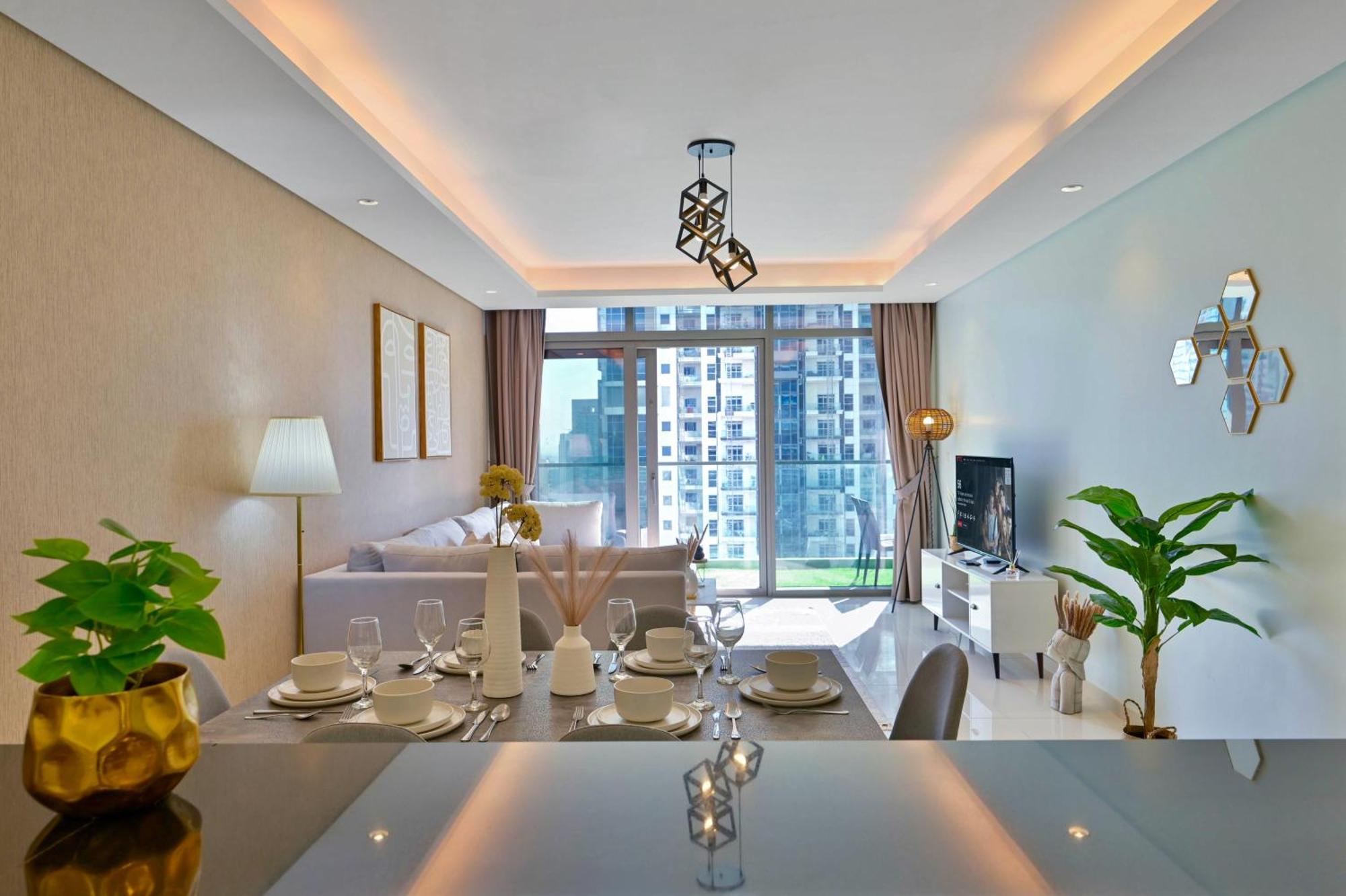 Burj Khalifa Views 2Br With Infinity Pool Downtown Apartman Dubaj Kültér fotó