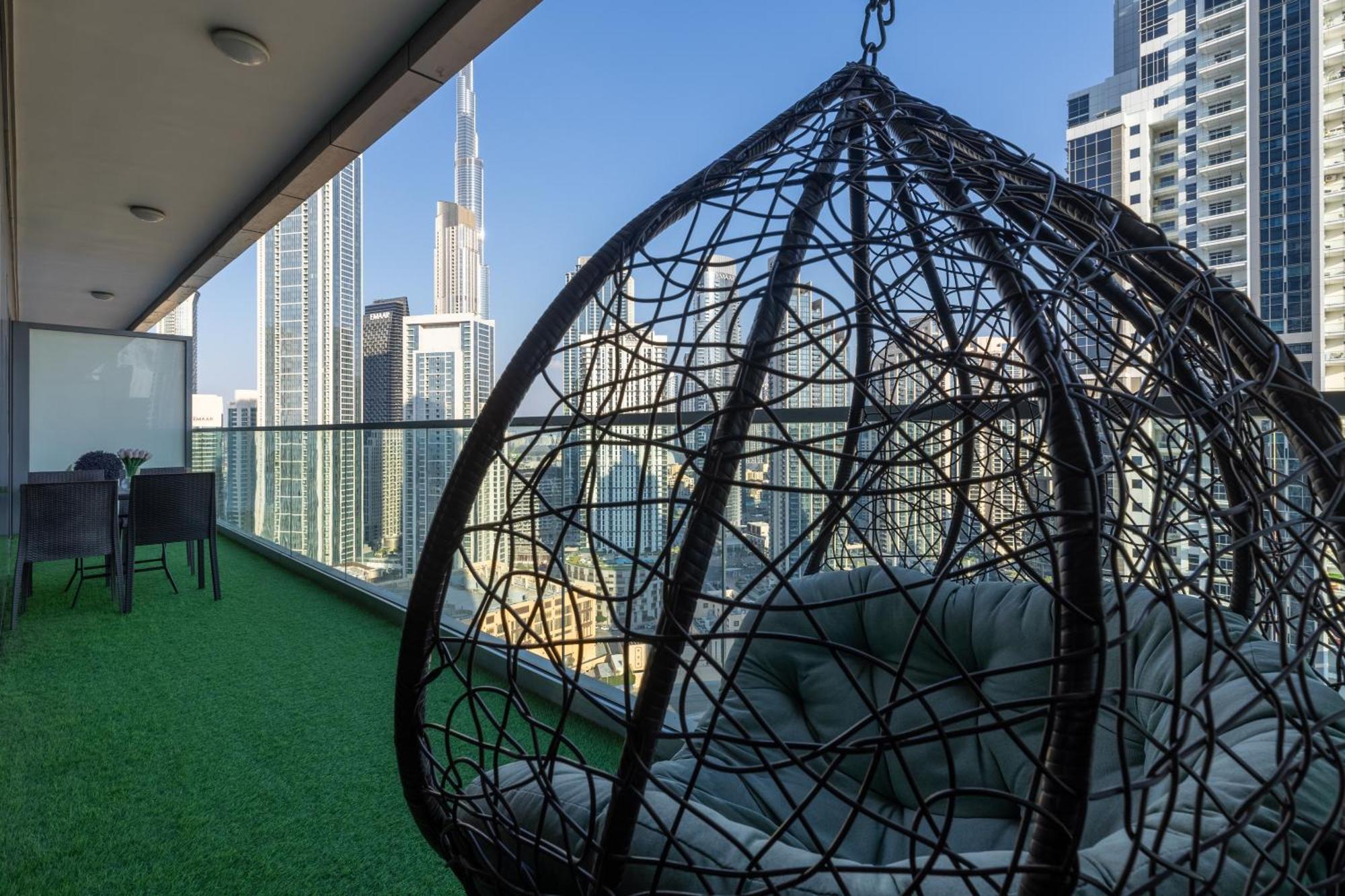 Burj Khalifa Views 2Br With Infinity Pool Downtown Apartman Dubaj Kültér fotó